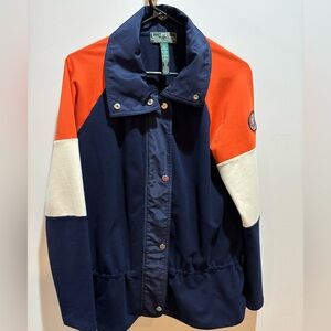 Lauren Ralph Lauren Navy and Orange Jacket
